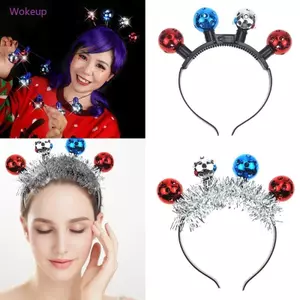 Woke Creative Disco Shape LED Hair Hoop Thời trang dành cho người lớn Carnival Phụ kiện tóc