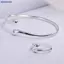 Bluelover 4 Thời Trang Giọt Nước Bộ Trang Sức Dành Cho Nữ Đơn Giản Nhẫn Nelace Vòng Tay Bông Tai Bộ Cho Tiệc Cưới Trang Sức Mới