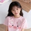 Áo Thun Cho Bé Gái Mùa Hè Cotton 100 Tay Ngắn - Áo Phông Trẻ Em Cổ Tròn Thoáng Mát Dễ Phối Đồ ✨Luyoo25.vn✨