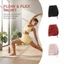 Quần Short tập Yoga LACYESUK, Váy ngắn thể thao dây rút hai mảnh giả, Quần Short tập thể dục màu trơn Quần Short chạy bộ giải trí thông thường Quần cầu lông
