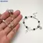 Bluelover Mới Hợp Thời Trang Y2K Cặp Đôi Vòng Tay Dành Cho Nữ Cô Gái Rỗng Pentagram Đàn Guitar Mặt Dây Chuyền Đính Hạt Vòng Tay Bạn Bè Trang Sức Quà Tặng Mới