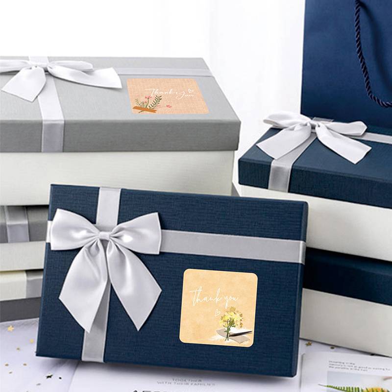 [nanami] 300 Cái / cuộn Hoạt Hình Dễ Thương Hoa Cảm Ơn Bạn Stiers Ngày Lễ / Sinh Nhật / Tiệc Cưới Quà Tặng Trang Trí Con Dấu Stier Nhãn Phong Bì Nướng Bánh [VN]