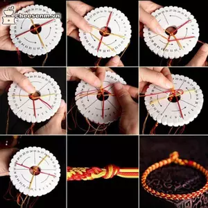 Cheenm Kumihimo Đính Hạt Dây Đĩa / Đĩa Bện Tấm DIY Handmade VN