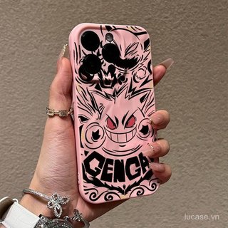 Ốp Bảo Vệ Điện Thoại Di Động Anime Gengar Vortex Thích Hợp Cho iPhone 12promax 11 12 13 14 pro max 15 16 17 promax 15pro 14plus 13pro Ốp Mềm Chống Sốc