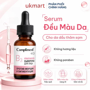 Serum Tinh chất Dưỡng Da Compliment B3 Anti-wrinkle Đều Màu, Kiềm Dầu, Dưỡng Ẩm, Trắng Sáng 27ml