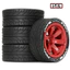 4 65mm 1 / 10 RC Trên Đường Nhựa Bánh Xe 12mm Lục Giác Lưu Diễn Lốp Cho 1: 10 Rally Racing Drift Car Tamiya TT01 TT02 XV01 HPI KYOSHO HSP PTG2 WLtoys Redcat