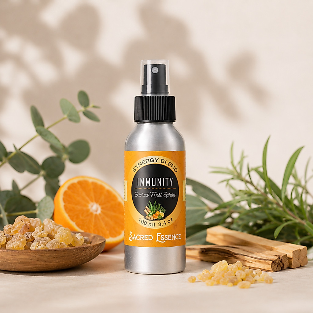 IMMUNITY - Tinh dầu nguyên chất Xịt khoáng Sacred Mist | Sacred Essence