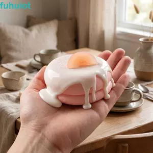 Đồ chơi bóp sô cô la bánh FUHUIOT, Thiết kế mô phỏng Đồ chơi bóp phô mai sô cô la, Squishy Squishy Squishy Fingertip Bánh dễ thương Đồ chơi phục hồi chậm Quà tặng cho trẻ em