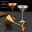 HL Thép không gỉ Martini Ly Cotail Thủy Tinh Kem Món Tráng Miệng Cốc Uống Champagne Cốc Kim Loại Nhà Hàng Thanh Đồ Dùng LMWU