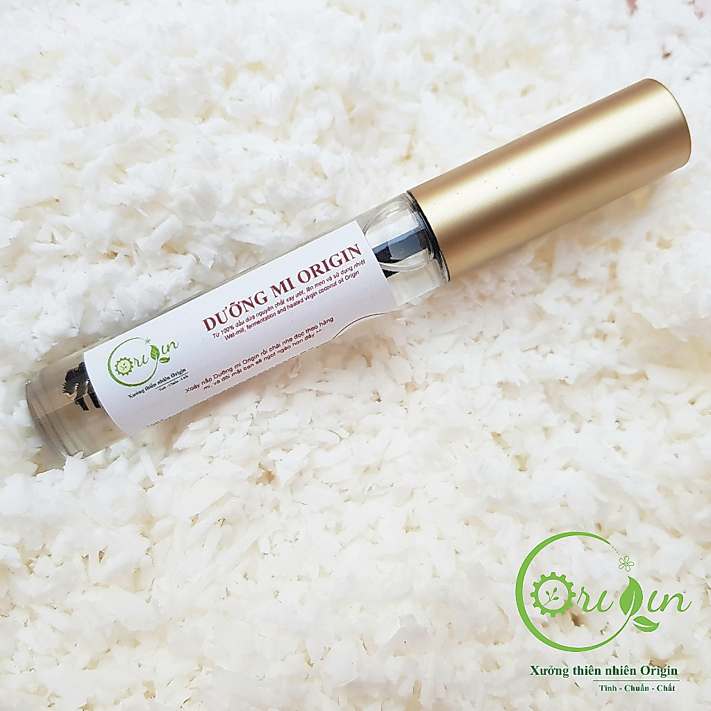 Dầu dừa nguyên chất kích dài mi lọ masaca - Dưỡng mi Origin 5ml