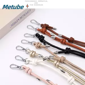 Dây đeo vai bằng da METUBE, Dây đeo túi da PU thay thế DIY, Dây đeo túi xách chống nước có thể điều chỉnh màu trơn dành cho nữ