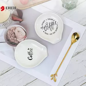 Giá đỡ & khay thìa đa năng bằng gốm trắng đa năng Hoàn hảo cho thìa cà phê & súp Dụng cụ nhà bếp Dụng cụ nhà bếp Bộ đồ ăn VN