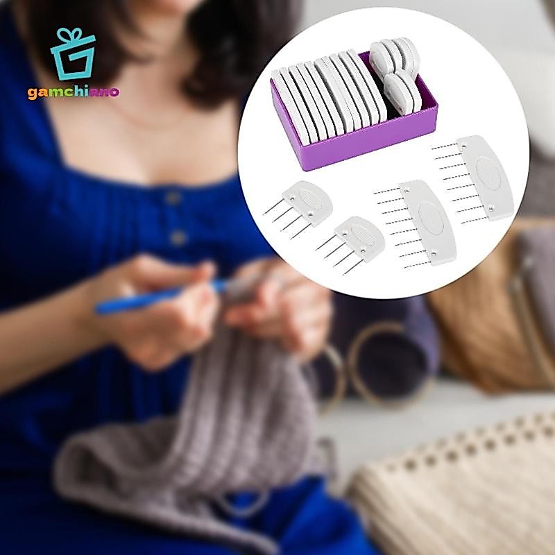 20x Đan Pin Kit Đan Notions Chống Rỉ Sét Dễ Sử Dụng Phụ Kiện May Vá Cho Ren Hộ Gia Đình Dự Án Handmade