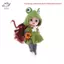 HFTOY 5 Chiếc Kính Mắt Thu Nhỏ Khung Tròn Kim Loại Kính Mắt Không Ống Kính Đồ Chơi Retro Búp Bê Kính DIY Búp Bê Phụ Kiện Trang Điểm Kính ~