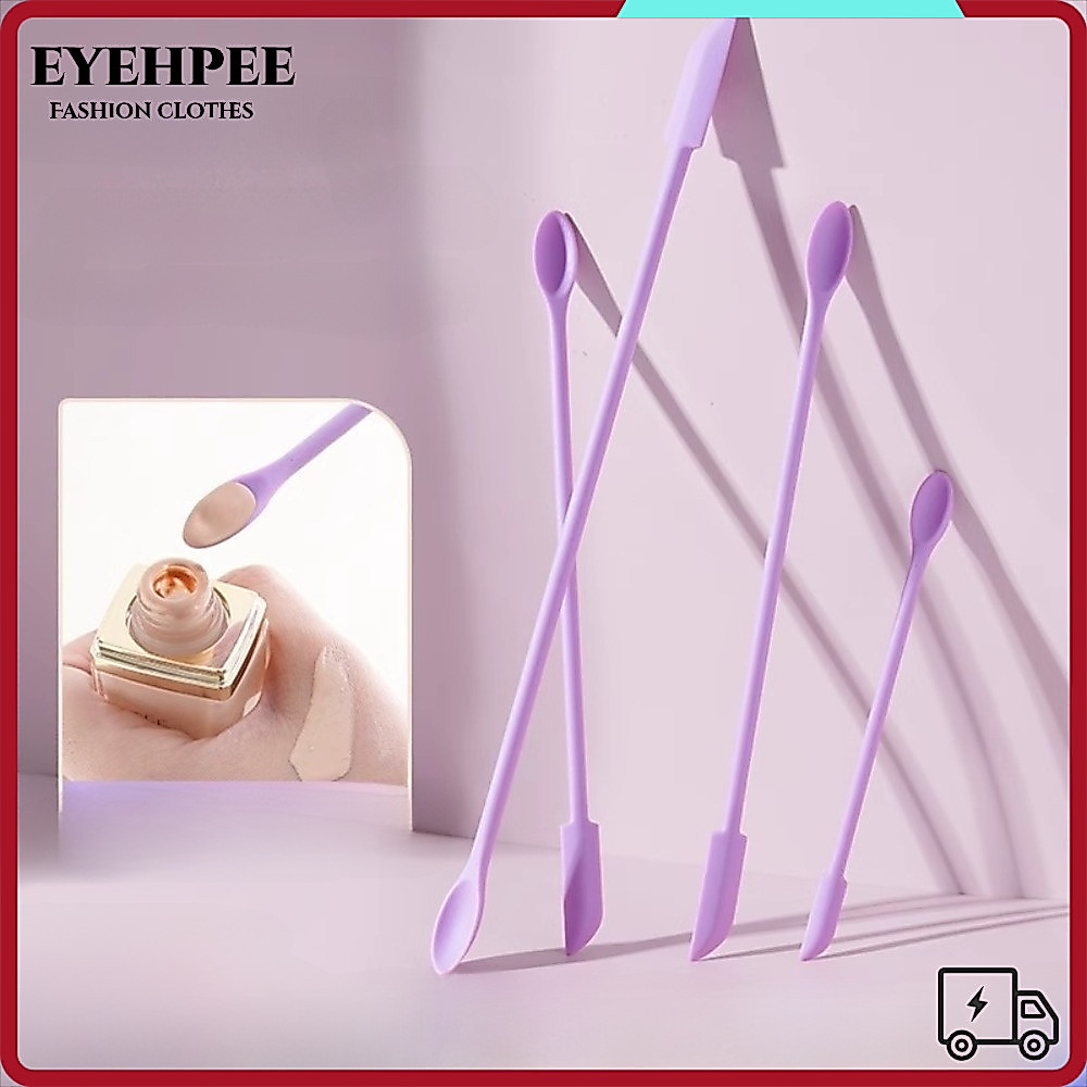 EYEHPEE 3 Cái / bộ Dụng cụ cạo nền, Dụng cụ cạo chai rỗng mềm hai đầu, Silicone hữu ích Có thể tái sử Dễ dàng làm sạch cụ cạo bình sữa Ứng trang điểm