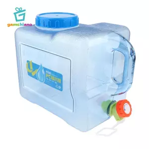 Hộp Đựng Nước Máy Bơm Nước BPA Free Ngoài Trời Jerry Can Bình Nước Bình Gallon Có Thể Tái Sử Dụng Chắc Chắn Tay Cầm Chống Rò Rỉ Điều Khiển Đơn Giản Suitabl