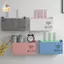 Bộ định tuyến Wifi không dây Kệ Hộp lưu trữ Treo tường Nhựa ABS Hộp sắp xếp cáp Điện Braet Hộp sắp xếp Trang trí nội thất ELWW