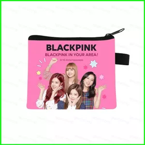 HT3 Blackpink JISOO JENNIE ROSÉ LISA Dung Tích Lớn Thời Trang Cá Tính Ví Ngắn Túi Đựng Thẻ Đáng Yêu TH3
