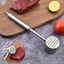 Búa Đập Thịt Inox 304 Hai Đầu Đa Năng Dầm Hành Tỏi Làm Mềm Thịt Dụng Cụ Nhà Bếp Tiện Lợi Cao Cấp