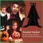 Mặc Được Halloween Chăn Sang Trọng Poncho Ngày Lễ Có Mũ Trùm Đầu Chăn Cho Nam Người Cắm Trại Tiệc Phim Đêm TV Xem jiwvn