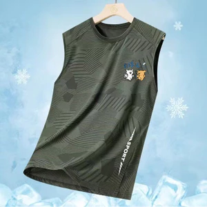 Áo vest thể thao không tay YONEX mùa hè in 3D hấp thụ độ ẩm, khô nhanh, thoáng khí, dáng rộng phù hợp cho nam và nữ cầu lông, quần vợt, thể dục, bộ đồ tập chạy bộ