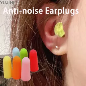 YUJUNI 1 Cặp Nút Tai, Nút Tai Cách Âm Giảm Tiếng Ồn Cách Âm Chống Ồn, Nút Tai Ngủ Cách Âm Bằng Bọt Có Thể Tái Sử Dụng Ngủ Chống Thấm Nước