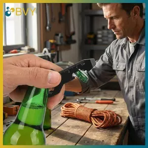 BVY Di Động Móc Khóa Dụng Cụ Mở Chai Đa Dụng Cụ Ngoài Trời Bánh Răng Dành Cho Nam Ô Tô Xe Máy Du Lịch Phụ Kiện Tiện Lợi.