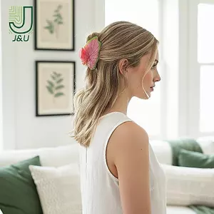 Kẹp Móng Vuốt Tóc Lá Làm Bằng Acetate Thân Thiện Với Môi Trường Cho Nữ Kiểu Tóc