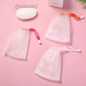 Túi lưới xà phòng Lưới lưới để tạo bọt làm sạch xà phòng tắm