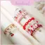 Trang sức tay theo chủ đề trái cây nhiều lớp với chất liệu nhựa và hợp kim dành cho người sưu tập thời trang và người mua quà tặng