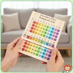 Bàn nhân Bộ bảng gỗ Đồ chơi toán học giáo dục Quà tặng sinh nhật hoàn hảo cho học sinh tiểu học