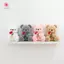MJnmc 25cm Ngày lễ tình nhân Quà tặng đám cưới Gấu hồng sang trọng Đồ chơi nhồi bông mềm mại đáng yêu mới