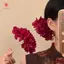 MJnmc Mục Vụ Hoa Tóc Chân Vải Màu Tím Vàng Hoa Nữ Hoa Ngọt Ngào Sti Cho Các Bữa Tiệc Và Chụp Ảnh Mới