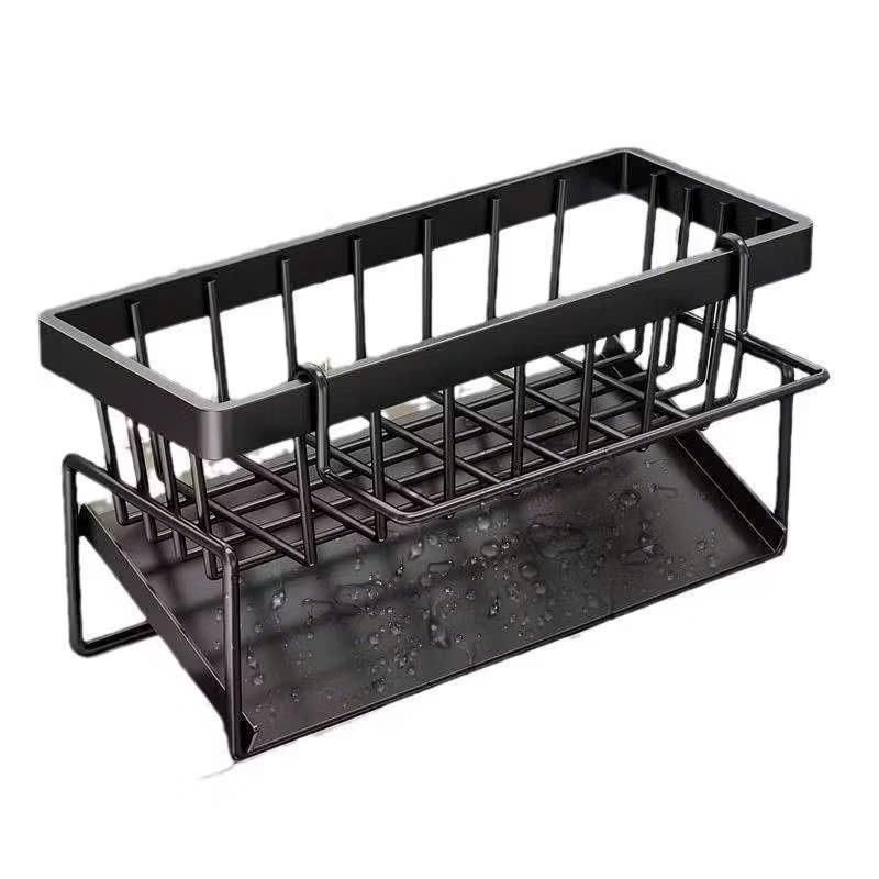 Giá Để Đồ Rửa Bát, Kệ Để Đồ Rửa Chén Có Khay Hứng Nghiêng Nước Có Móc Chất Liệu Thép Không Gỉ