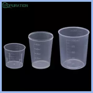 POP 3 Cốc trộn Epoxy trong suốt Cốc sơn cho nhựa Epoxy 30 50 100ML