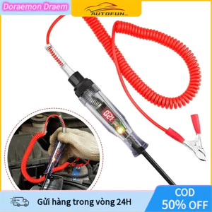 【COD】Bút Thử Điện Áp Xe Ô Tô DC 6V-120V Máy Kiểm Tra Mạch Điện Có Đèn Báo, Đầu Dò Kim Sắc Nhọn Siêu Bền