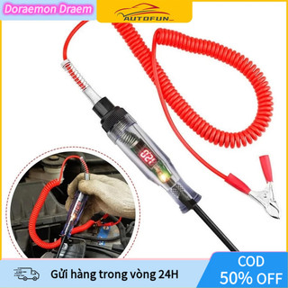 【COD】Bút Thử Điện Áp Xe Ô Tô DC 6V-120V Máy Kiểm Tra Mạch Điện Có Đèn Báo, Đầu Dò Kim Sắc Nhọn Siêu Bền