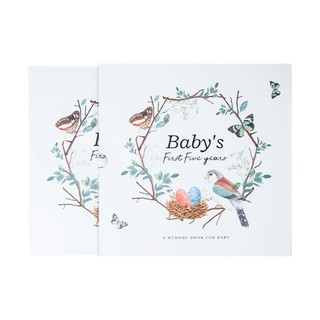 DE Baby Growth Journal To Document Milestones Phát triển Dữ liệu Sổ lưu niệm cho sinh nhật Quà tặng tắm cho bé