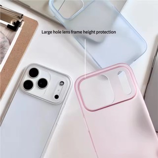[JLK] Ốp Điện Thoại Nhựa Trong Suốt Siêu Mỏng Matte Cho iPhone 17 Air 16 15 14 Plus 13 12 11 Pro Max Vỏ Chống Sốc Trong Suốt Capa