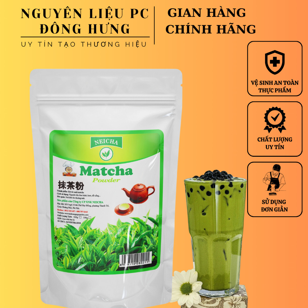 Bột matcha neicha 100g, 500g Chính hãng | Shopee Việt Nam