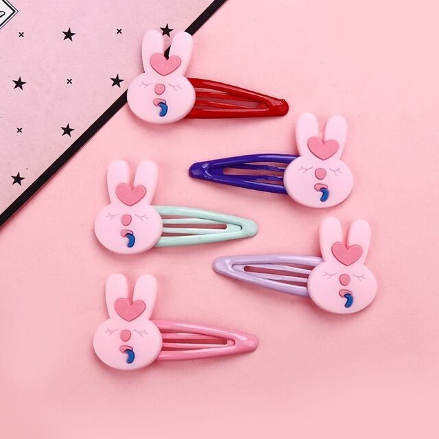 Combo 2 cái Kẹp tóc mái cho cô gái hình thỏ đáng yêu