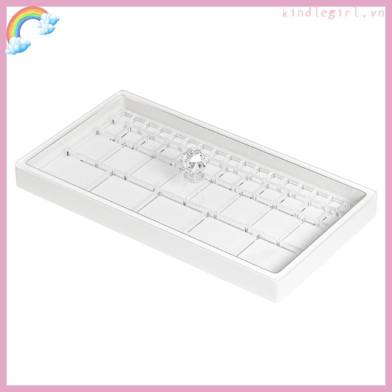 KING Bền Acrylic Chống Bụi Phụ Kiện Đồng Hồ Khay Bảo Quản Cho Các Bộ Phận Đồng Hồ Tuyệt Vời Cho Bộ Thu Và Nhà Sản Xuất Đồng Hồ