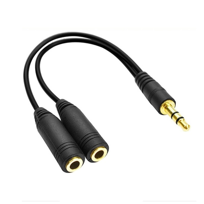 Cáp chia âm thanh 3 5mm thiết bị khác nhau Yoo Hỗ trợ phát lại đồng thời