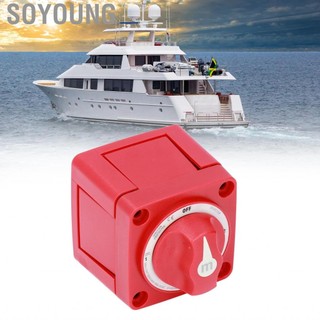 Soyoung Acouto Boat Pin Ngắt kết nối Công tắc 300A Marine 360 ​​° Xoay 4 Vị trí Giết Selector IP66 cho Yachts RVs Cars đã sửa đổi ô tô