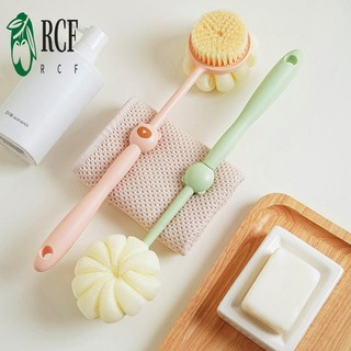 Bàn chải tắm lông mềm - Làm sạch lưng tẩy tế bào chết nhẹ nhàng có tay cầm tiện dụng