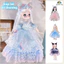 Búp Bê BJD 3D 30cm Có Khớp Cử Động Xinh Xắn，Búp Bê Mặt Anime Dễ Thương ，Quà sinh nhật cho bé gái