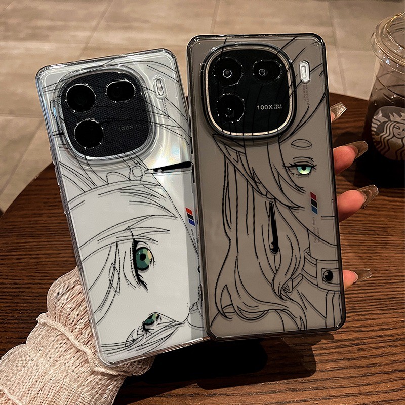 Dành cho IQOO 15 Ultra /15R/13/12/11 Z9 Z11 Turbo/Z10 Turbo Pro Neo 11 / Neo10 Z9X Z8X ‌Ốp Điện Thoại Anime Frieren Siêu Mỏng Mềm Trong Suốt TPU Bảo Vệ Camera Chống Sốc iQOO Cover
