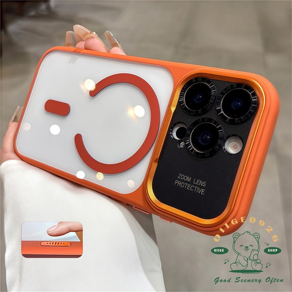 【 Ốp lưng iPhone17 】 Chống rơi cảm giác thu hút từ tính Vỏ điện thoại iphone17 Pro Max 16 15 cho vỏ iPhone Vỏ mềm silicon TPU chống sốc