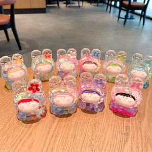 Sáng Tạo Li Sili Lis Macaron Siêu Dễ Thương Phong Cách Hoạt Hình Cát Lỏng Trang Trí Đầy Dầu