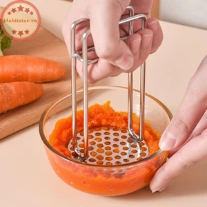 TATER Máy nghiền khoai tây bằng thép không gỉ Máy nghiền rau củ Máy ép trái cây sáng tạo Dụng cụ nhà bếp Tiện ích phụ kiện nhà bếp VN